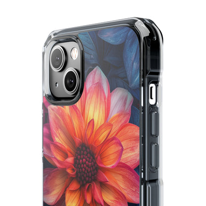 Fiery Bloom Harmony iPhone 14 - Clear Impact Phone Case