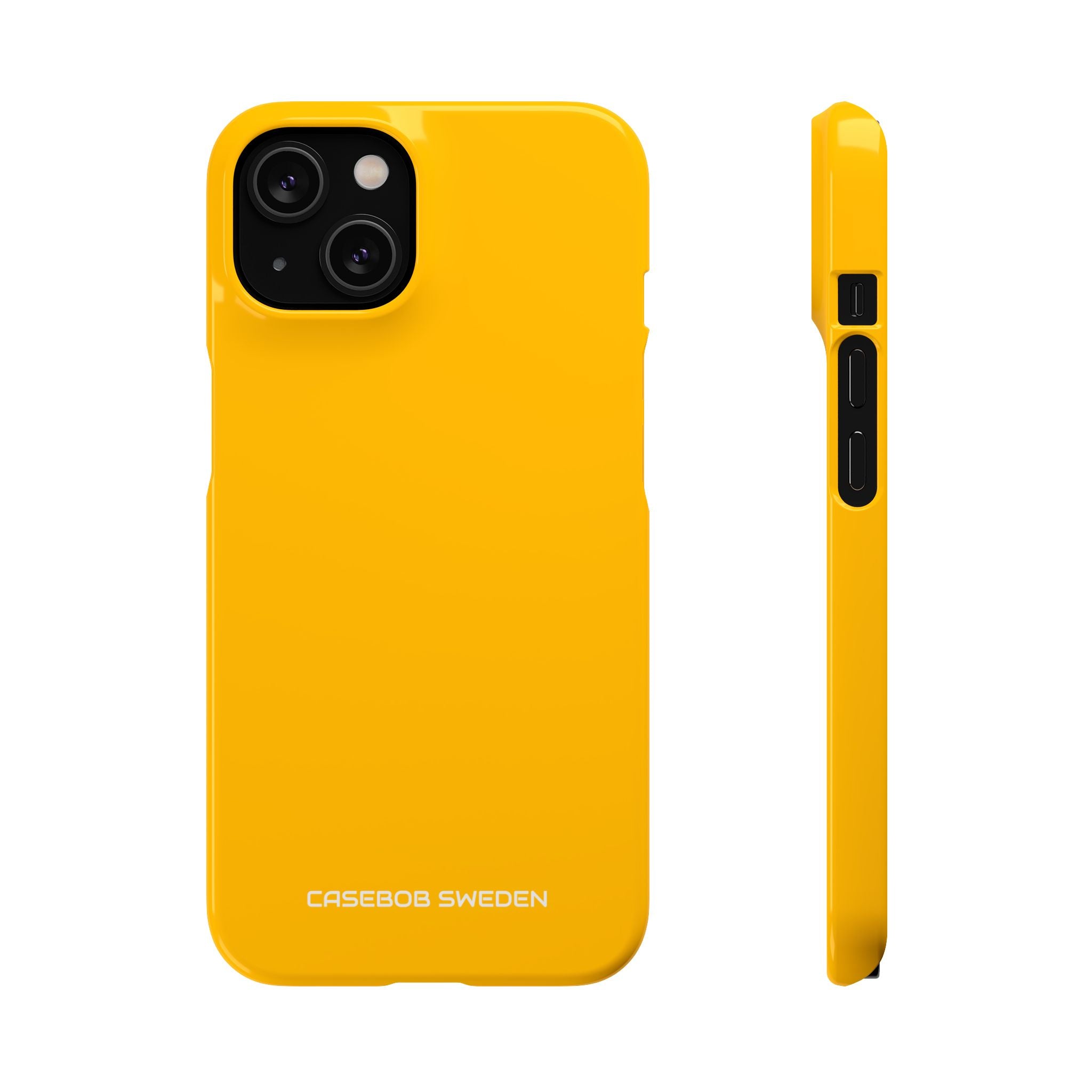 Amber Yellow - Slim iPhone 14 Phone Case