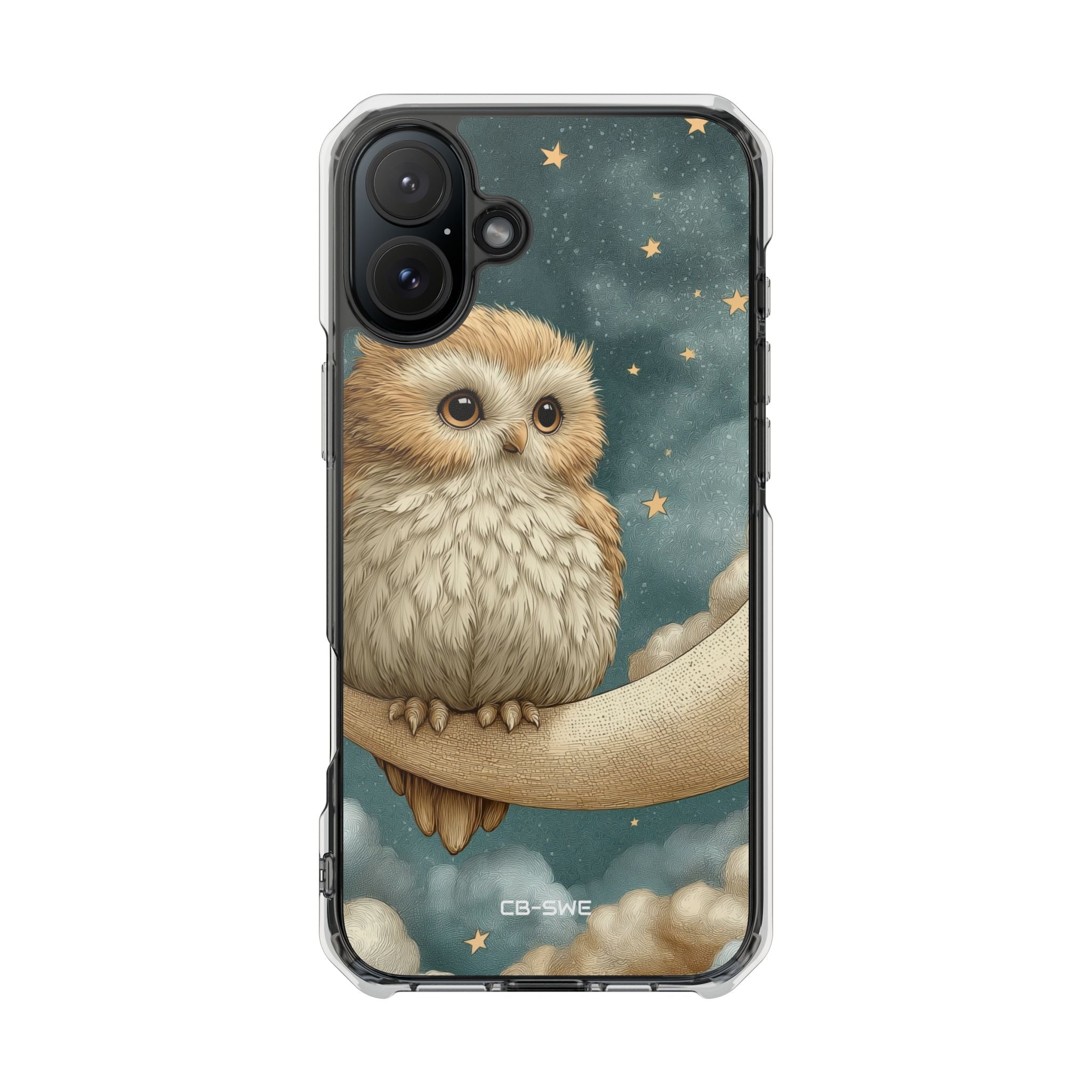 Owls Nestle Moon iPhone Case - Impact