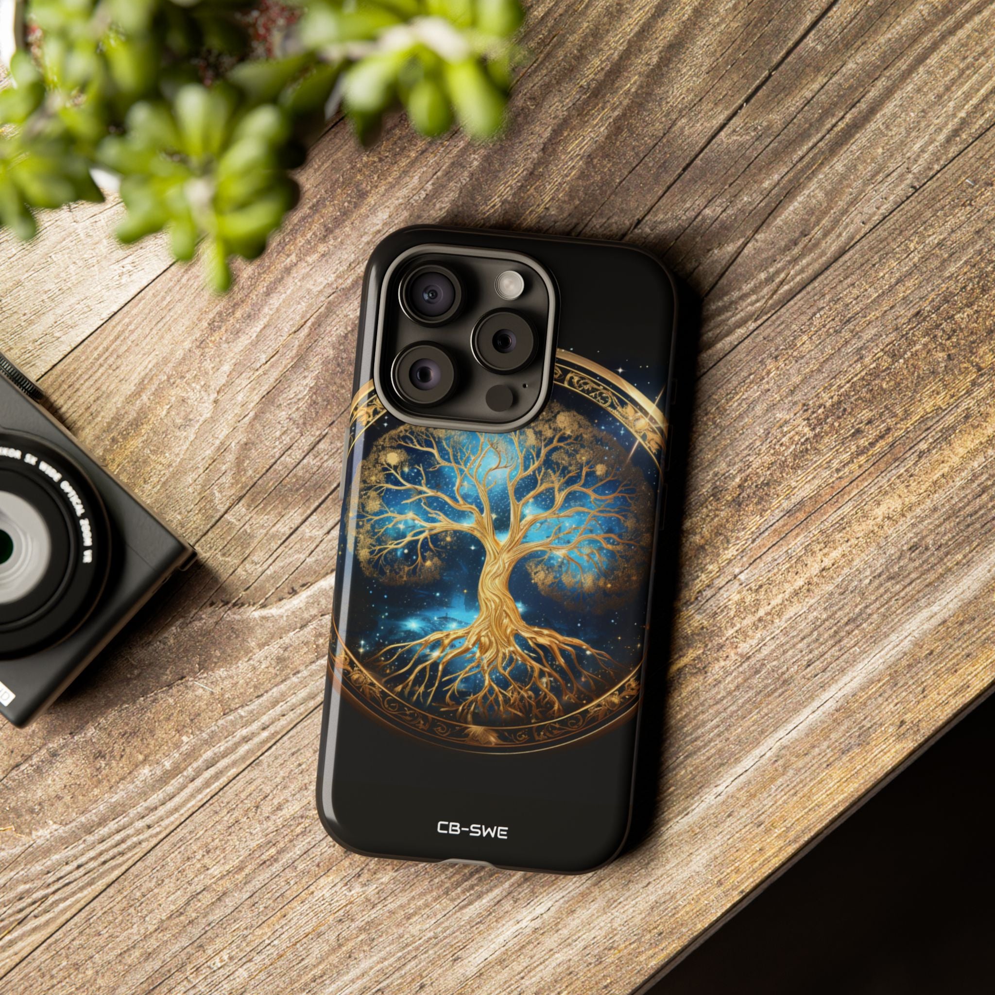 Cosmic Tree Radiance - iPhone Case