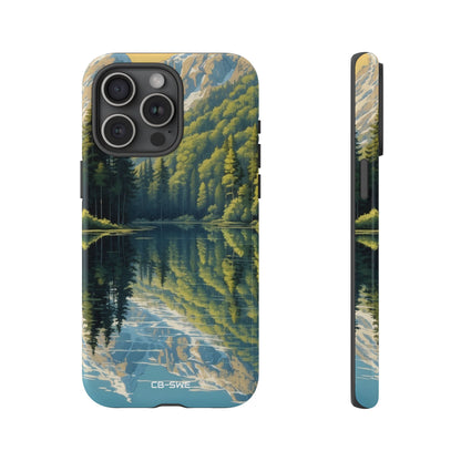 Mountain Peaks Reflect - iPhone Case