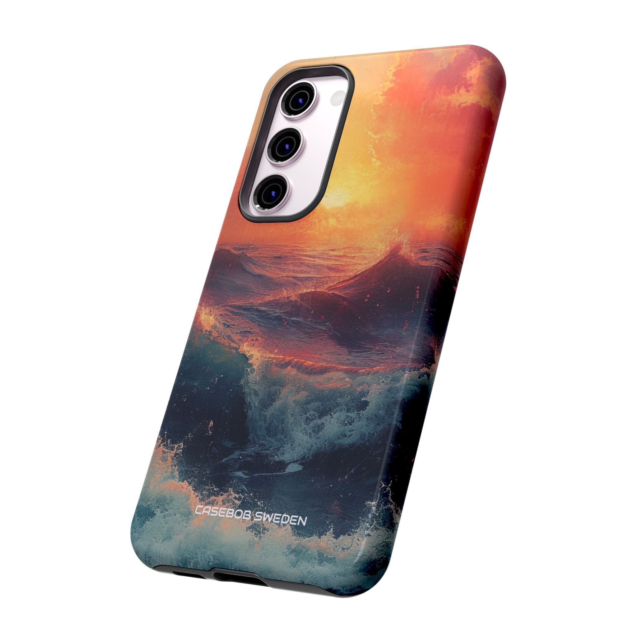 Ocean Sunset Waves - Tough Samsung S23 Phone Case