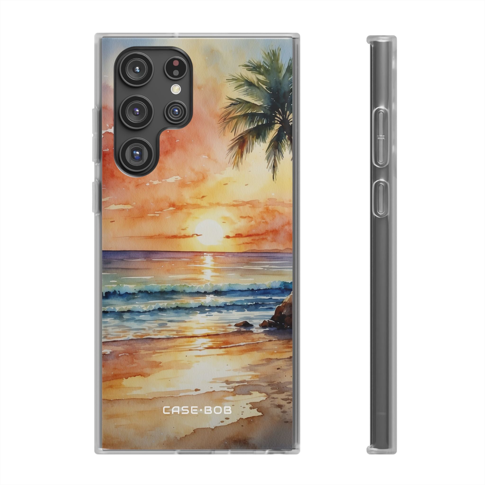 Sunset Palm Samsung S22 Ultra Case - Soft