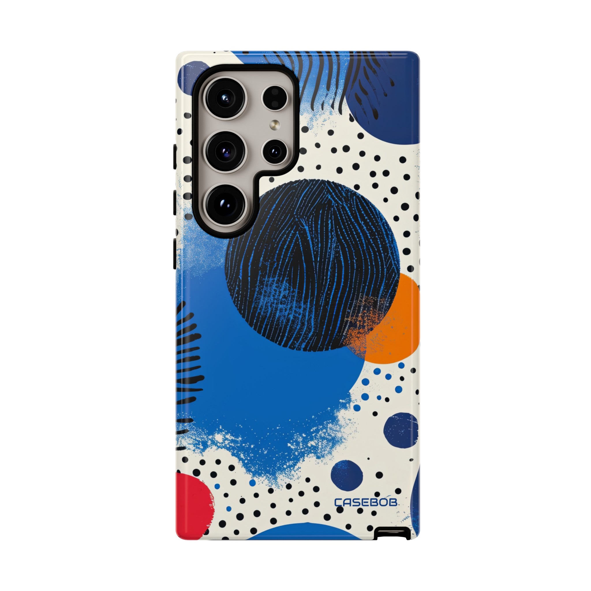 Blue Tranquil Geometry - Protective Phone Case