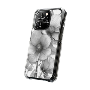 Zeitlose Eleganz – Handyhülle für iPhone (Clear Impact – Magnetisch)