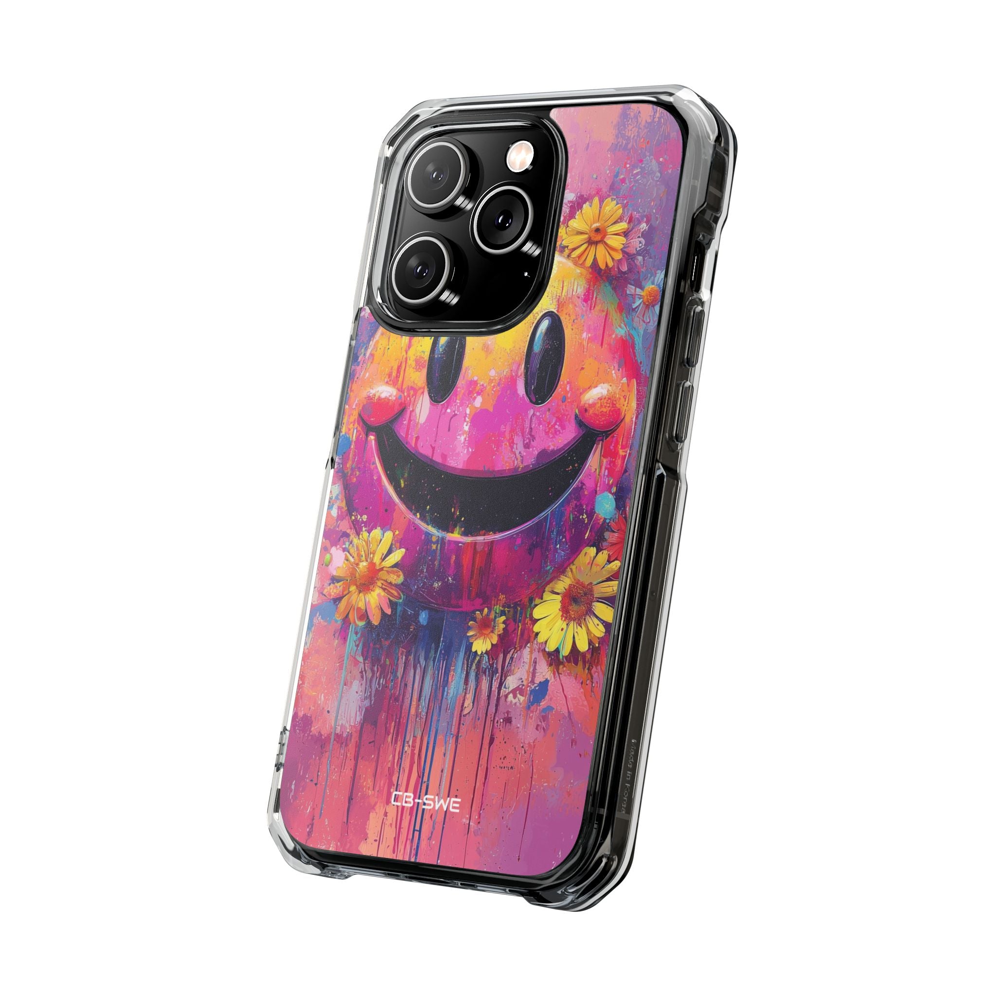 Joyful Smile Blooms iPhone Case - Impact
