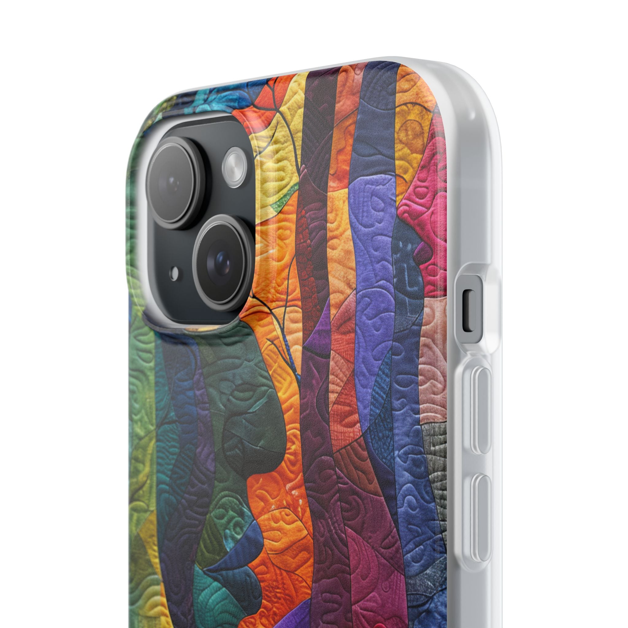 Harmonized Faces and Nature Fusion iPhone 15 - Flexi Phone Case