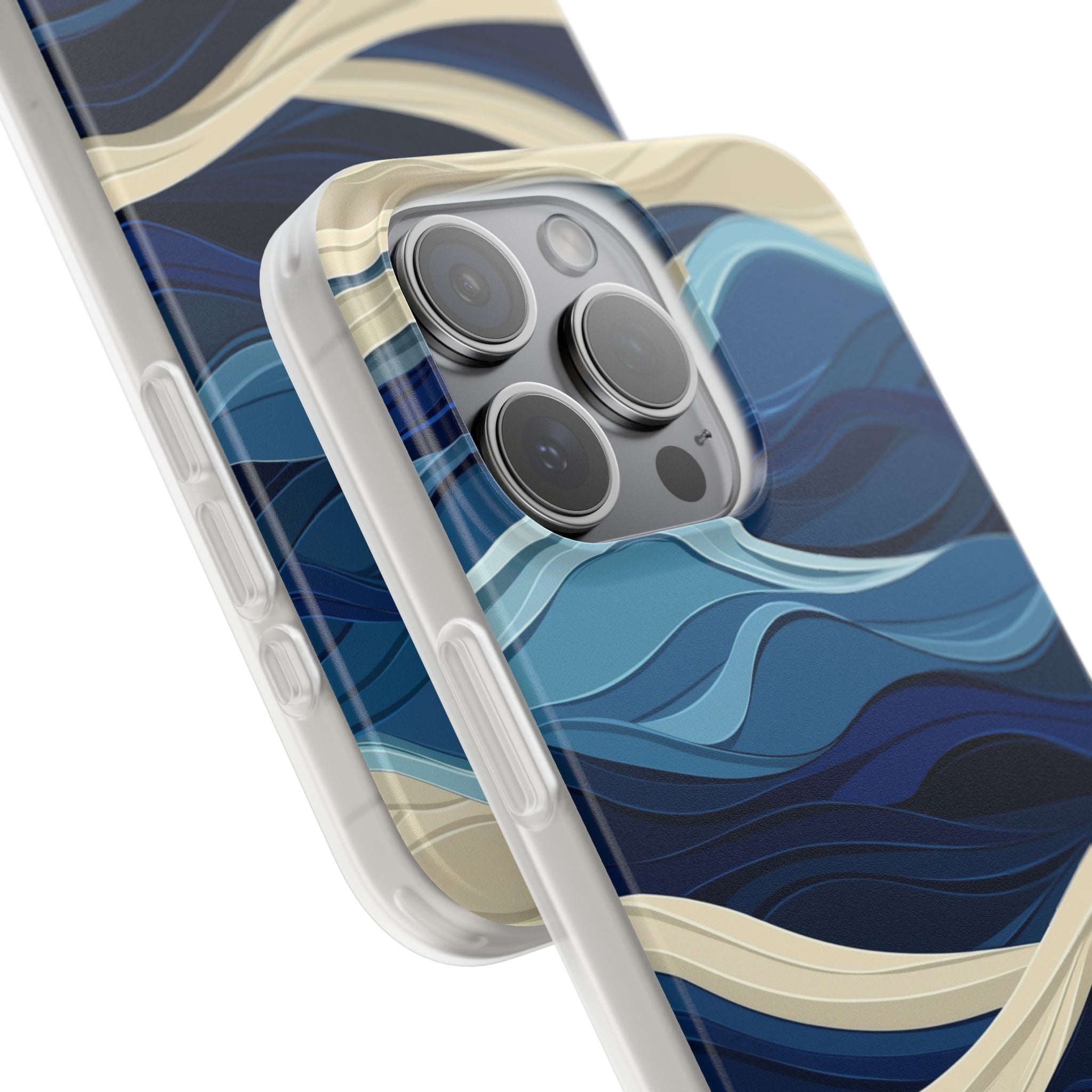 Ocean Rhythm iPhone 15 Pro Max Case - Soft