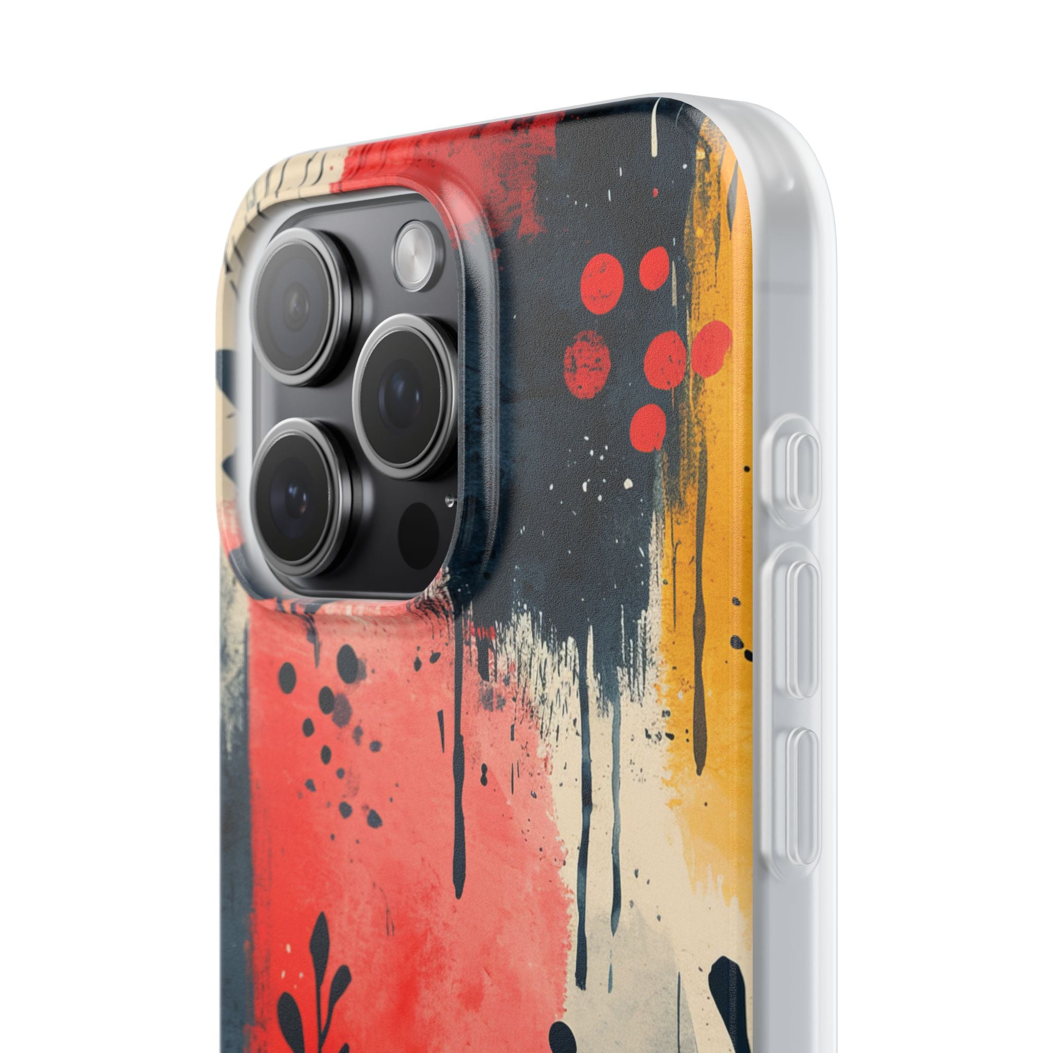 Vibrant Floral Energy iPhone 15 - Flexi Phone Case