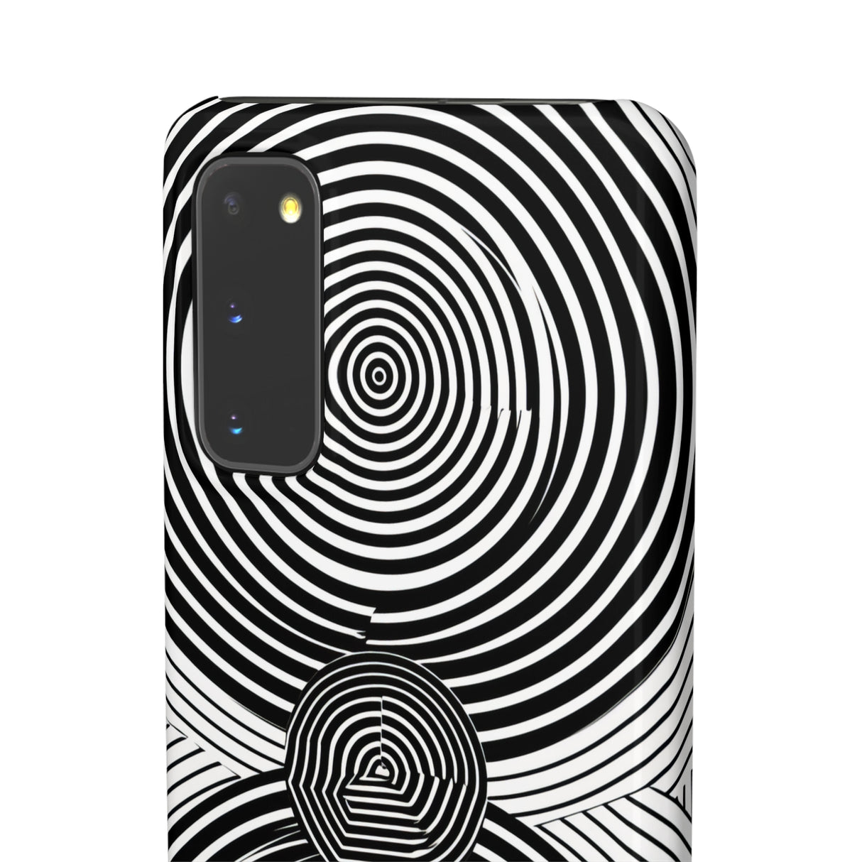 Hypnotische Geometrie | Schlanke Handyhülle für Samsung