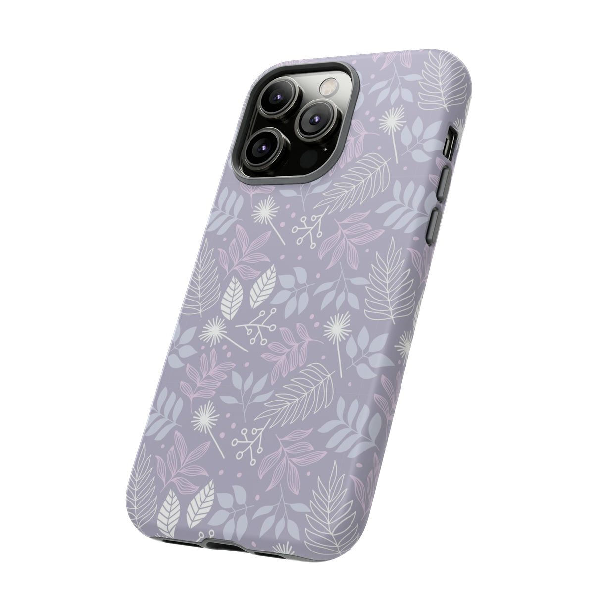 Purple Mona Leaf - Protective Phone Case