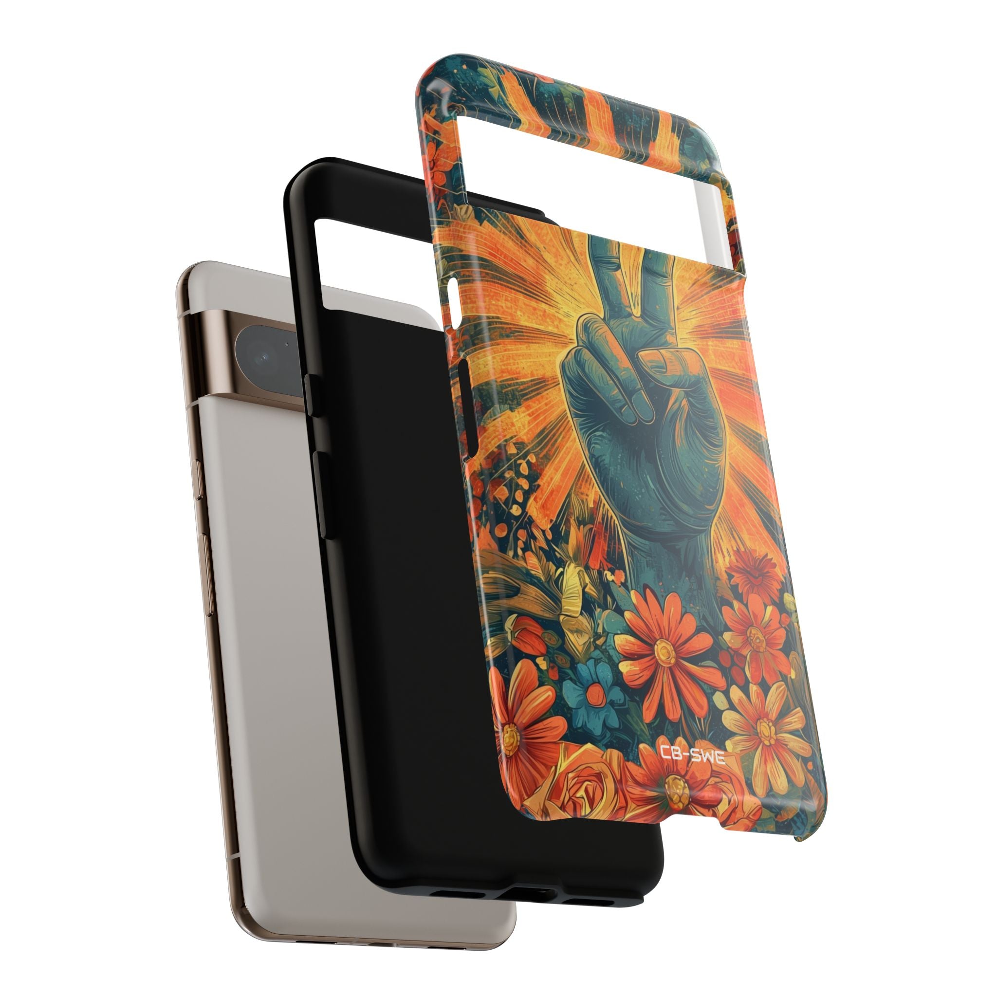 Flowers Embrace Peace - Google Pixel Case