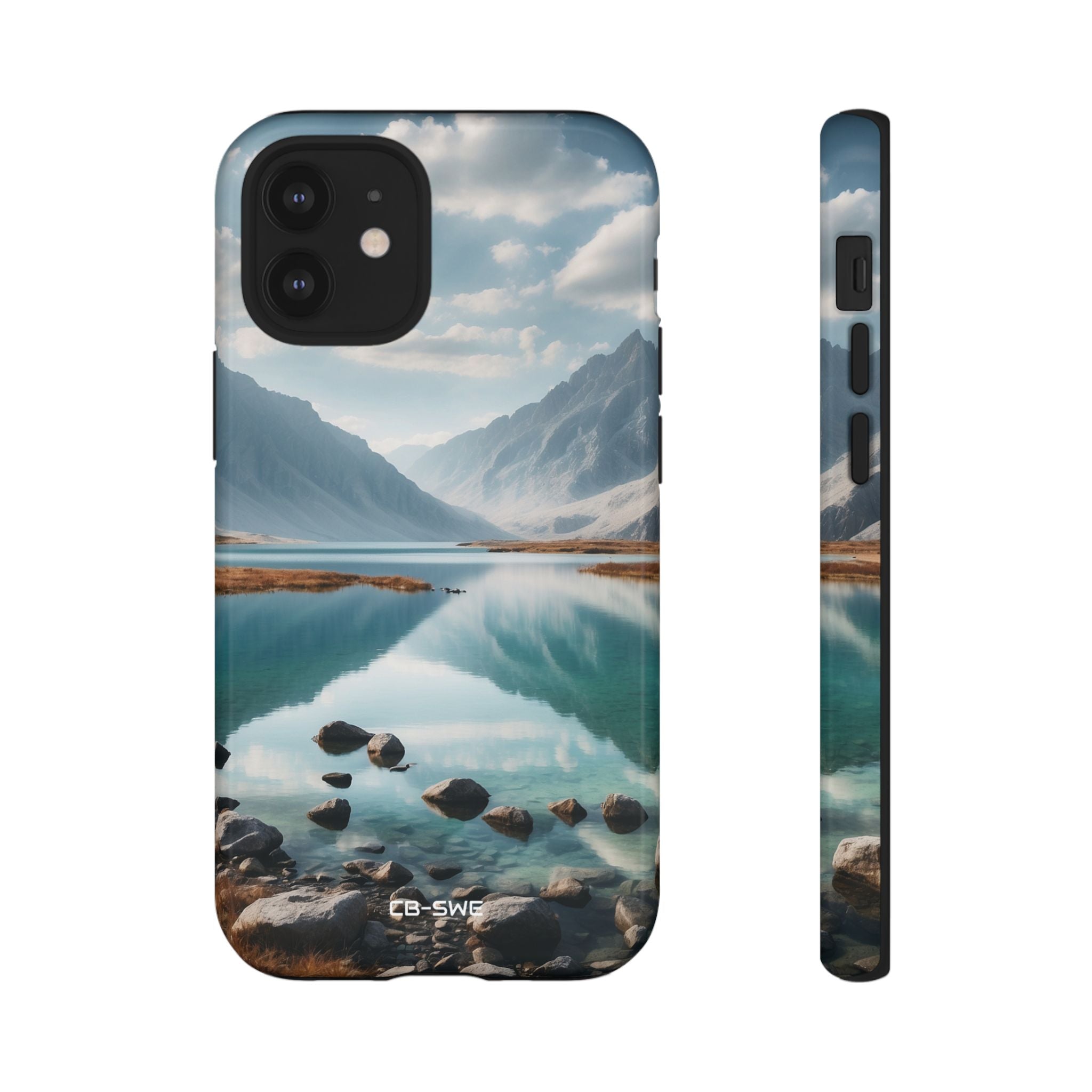 Mountain Reflections Swim - iPhone Case
