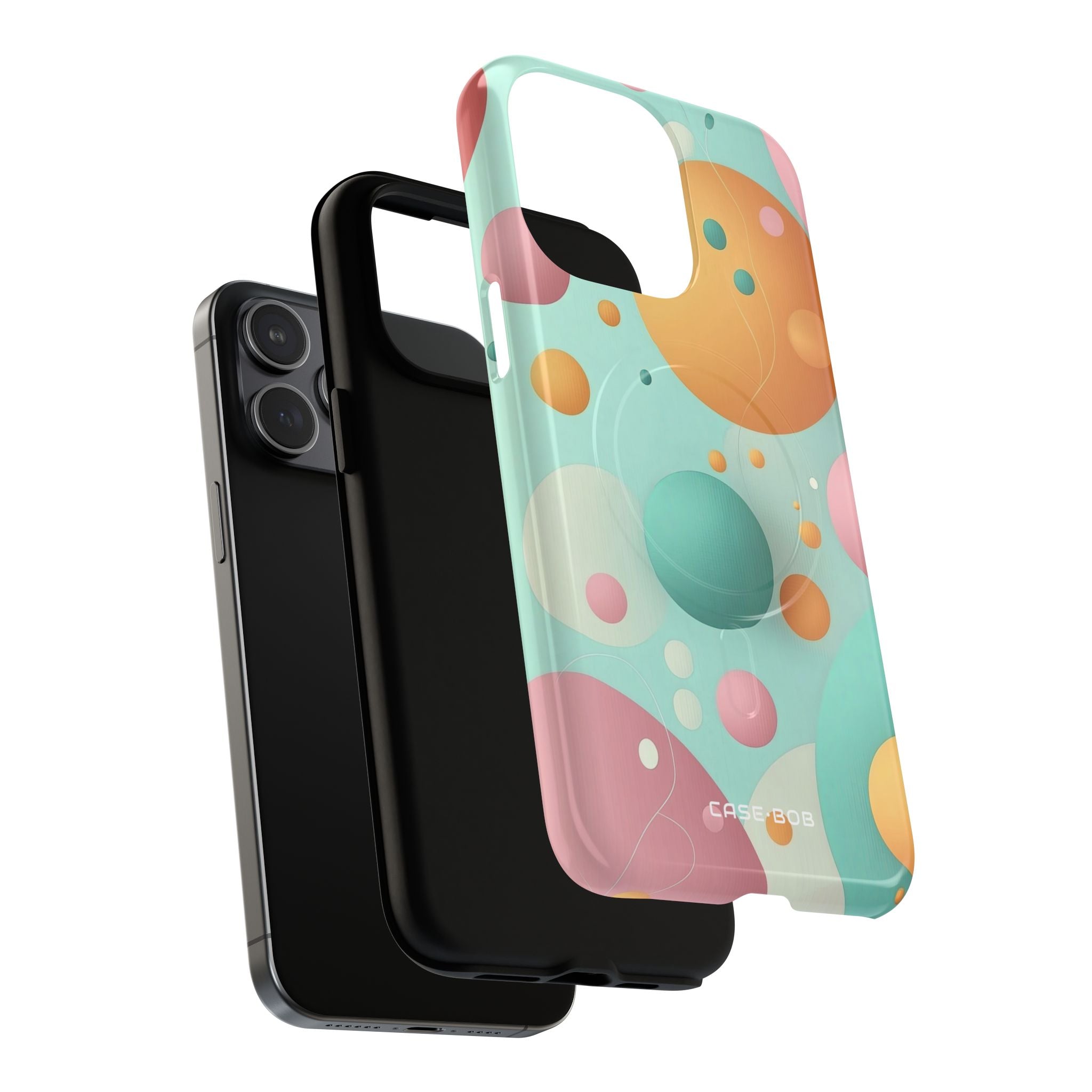 Pastel Circles iPhone 15 Pro Max Case - Tough+