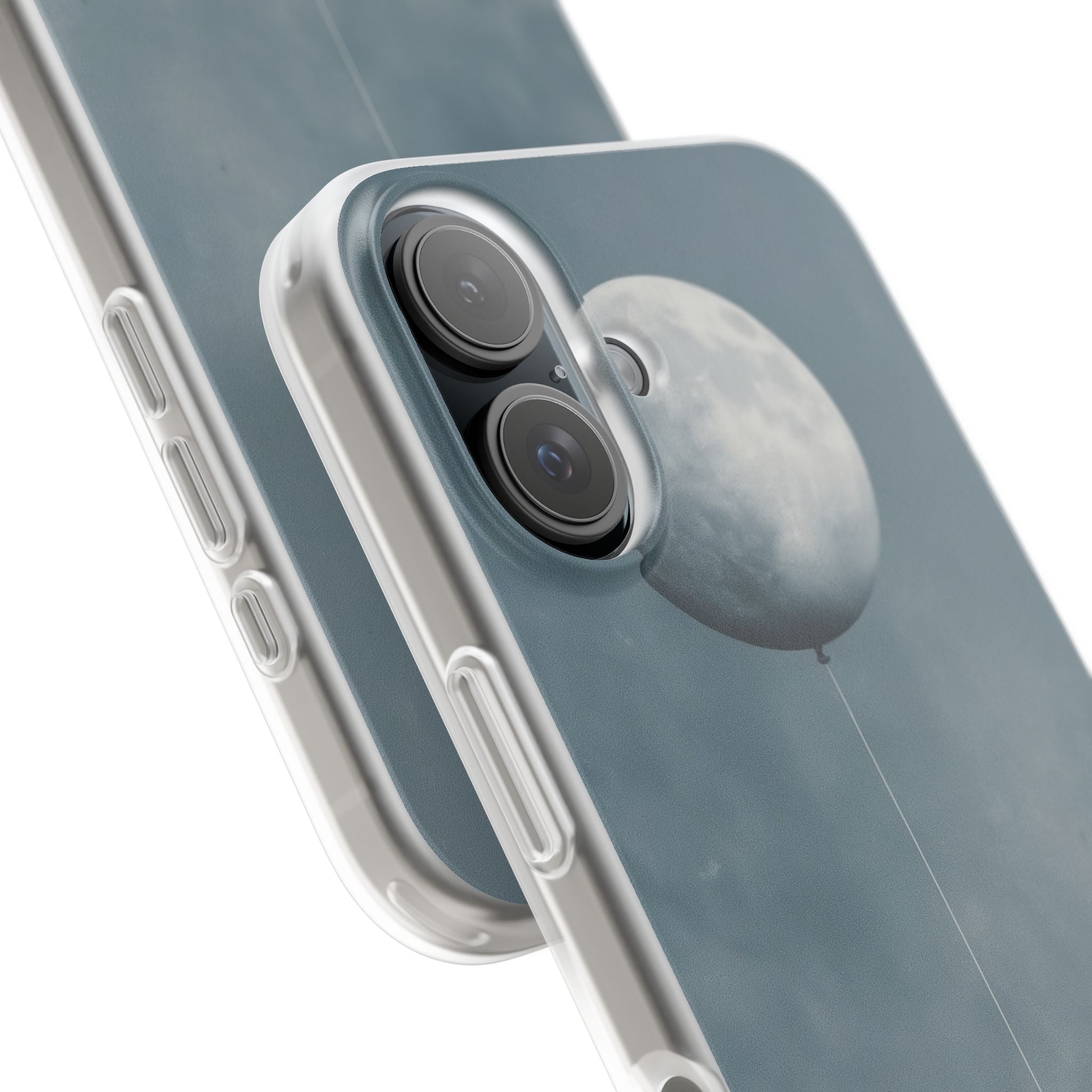 Moon Balloon iPhone 16 Case - Soft