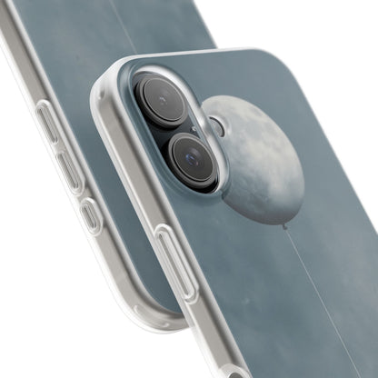 Moon Balloon iPhone 16 Case - Soft