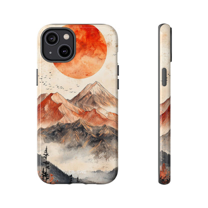Mountains Greet Sun - iPhone Case