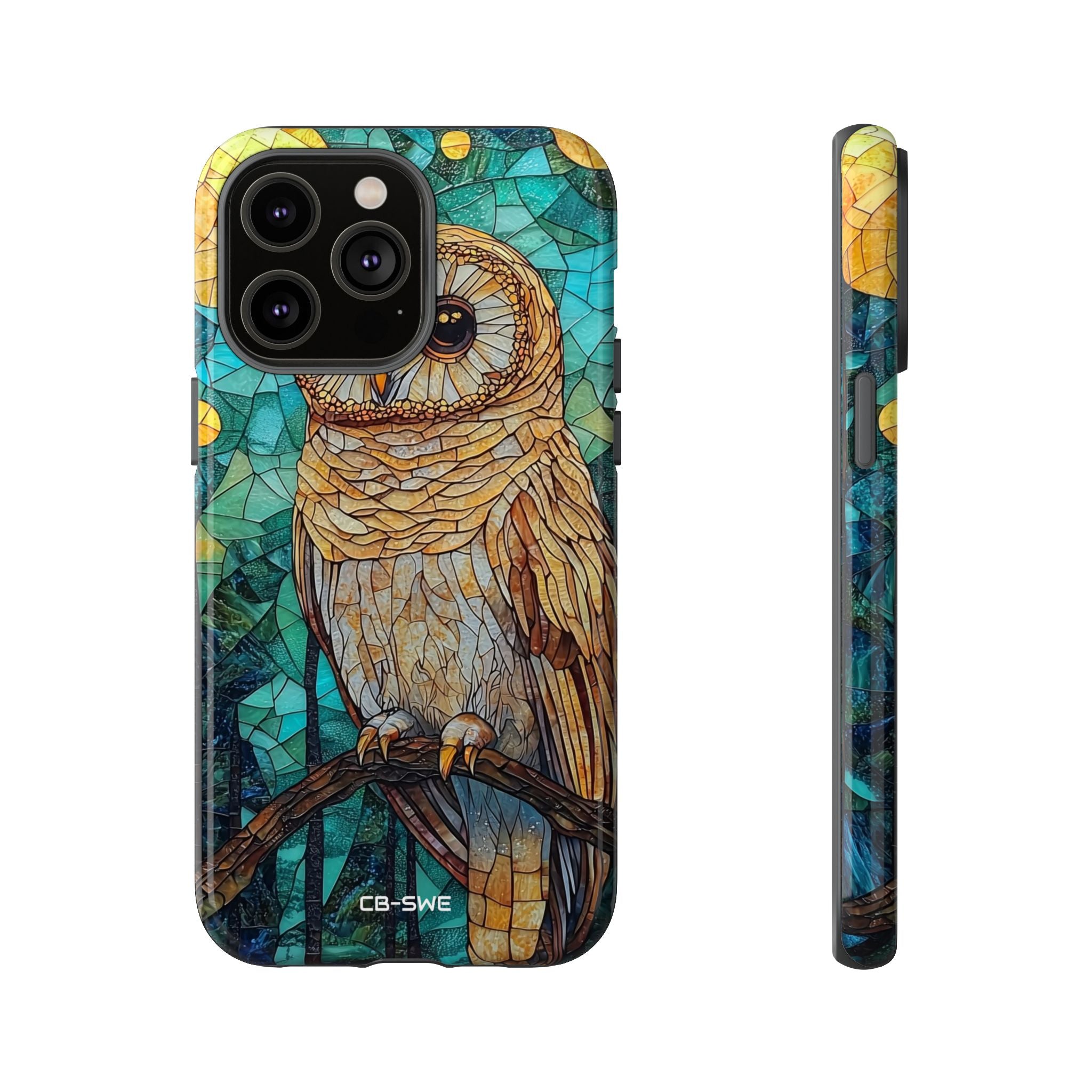Celestial Owl Gaze - iPhone Case