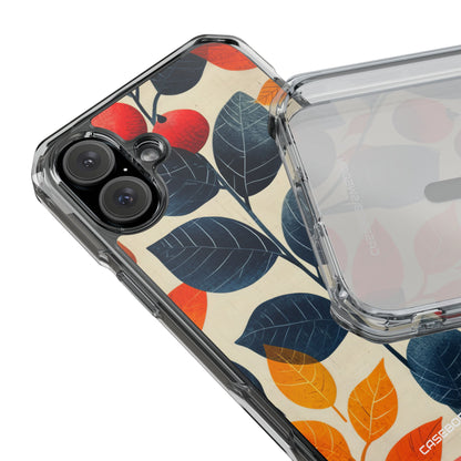 Autumn Nature Pattern - Clear Impact iPhone 16 Phone Case