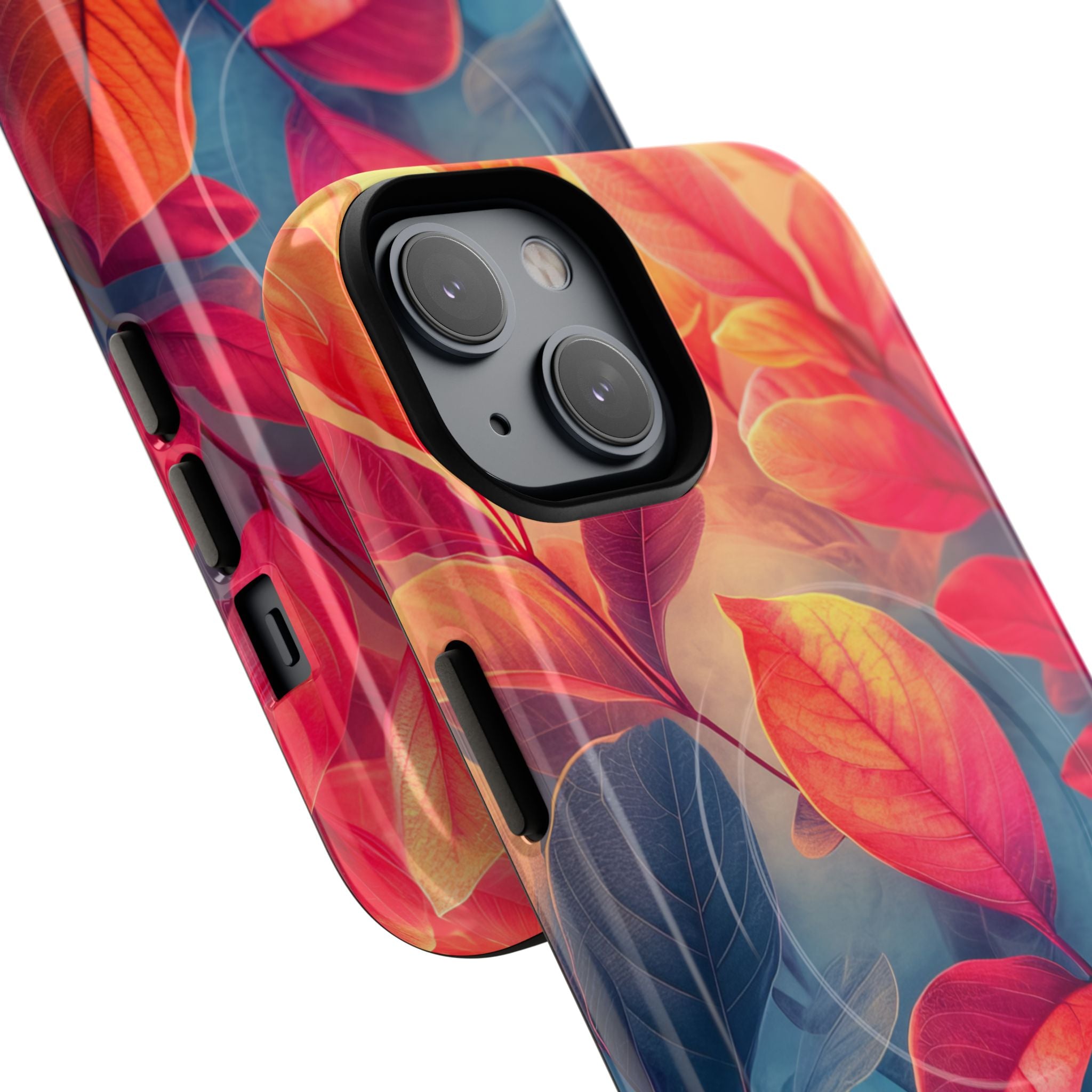 Red Blue Nature - Tough + MagSafe® iPhone 14 Phone Case