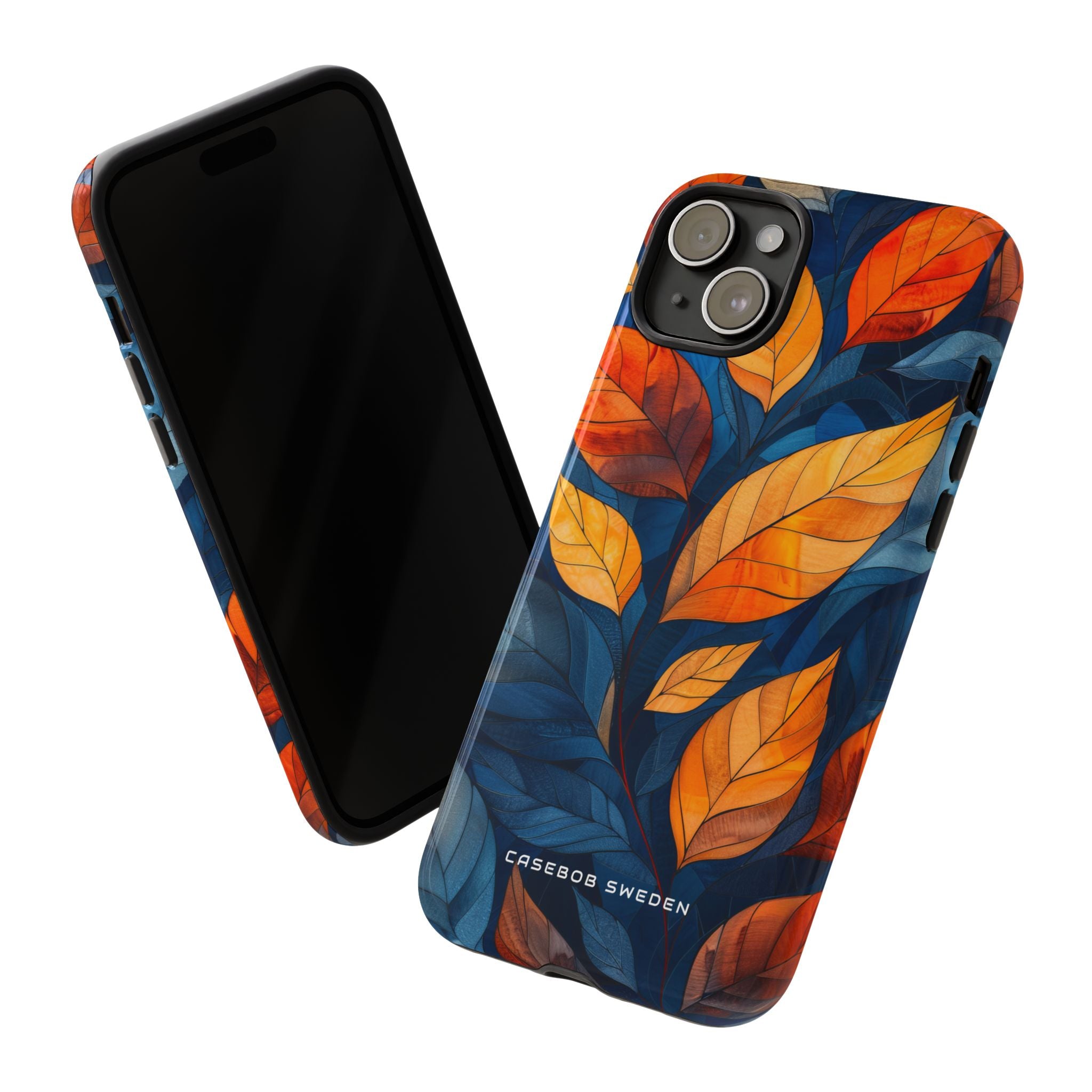 Stained Glass Blossoms iPhone 15 - Tough Phone Case