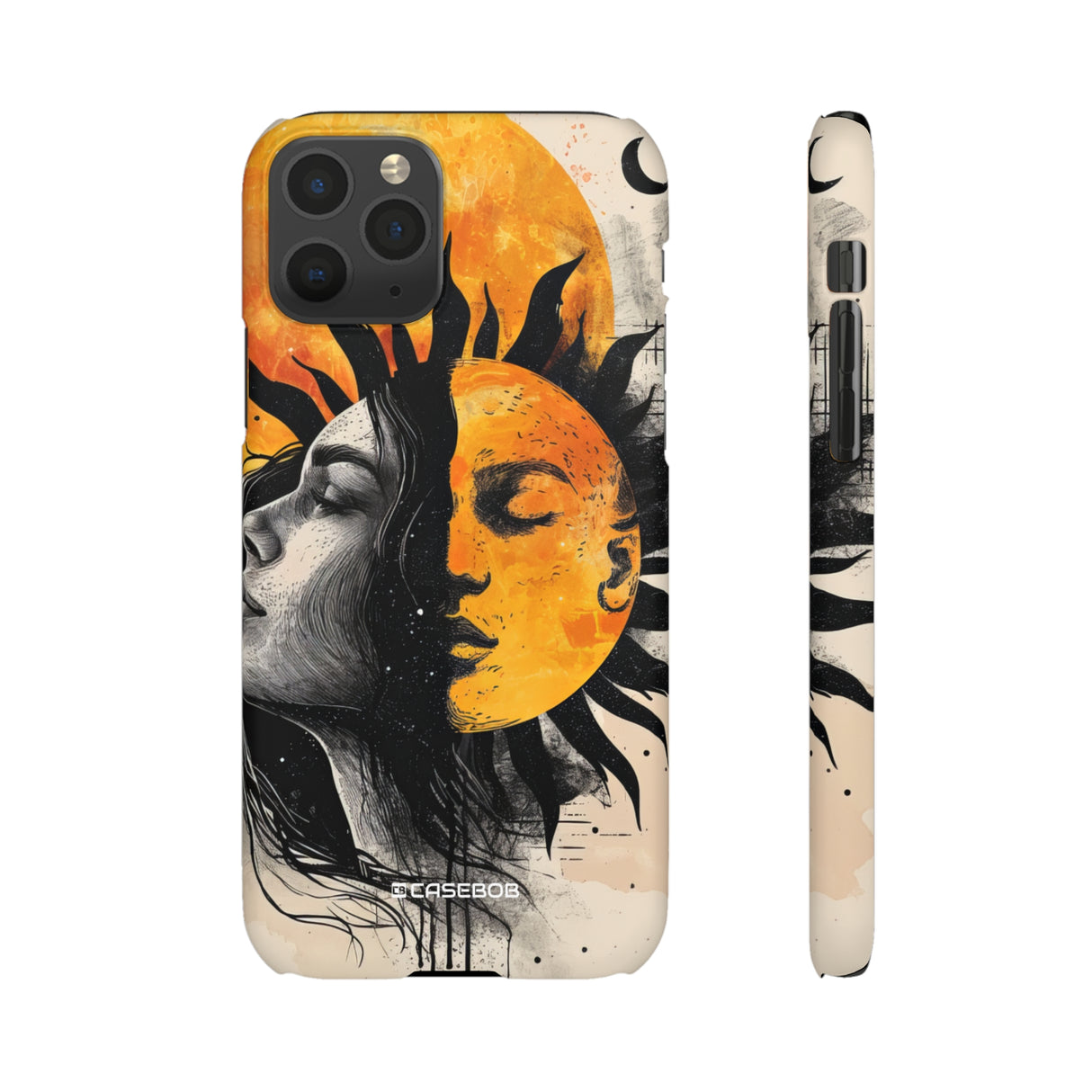 Sunlit Duality | Slim Phone Case for iPhone