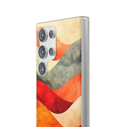 Cracked Wave Sunset Samsung S23 Ultra Case - Soft