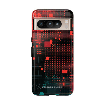 Gradient CyberFlux Google Pixel 8 - Tough Phone Case