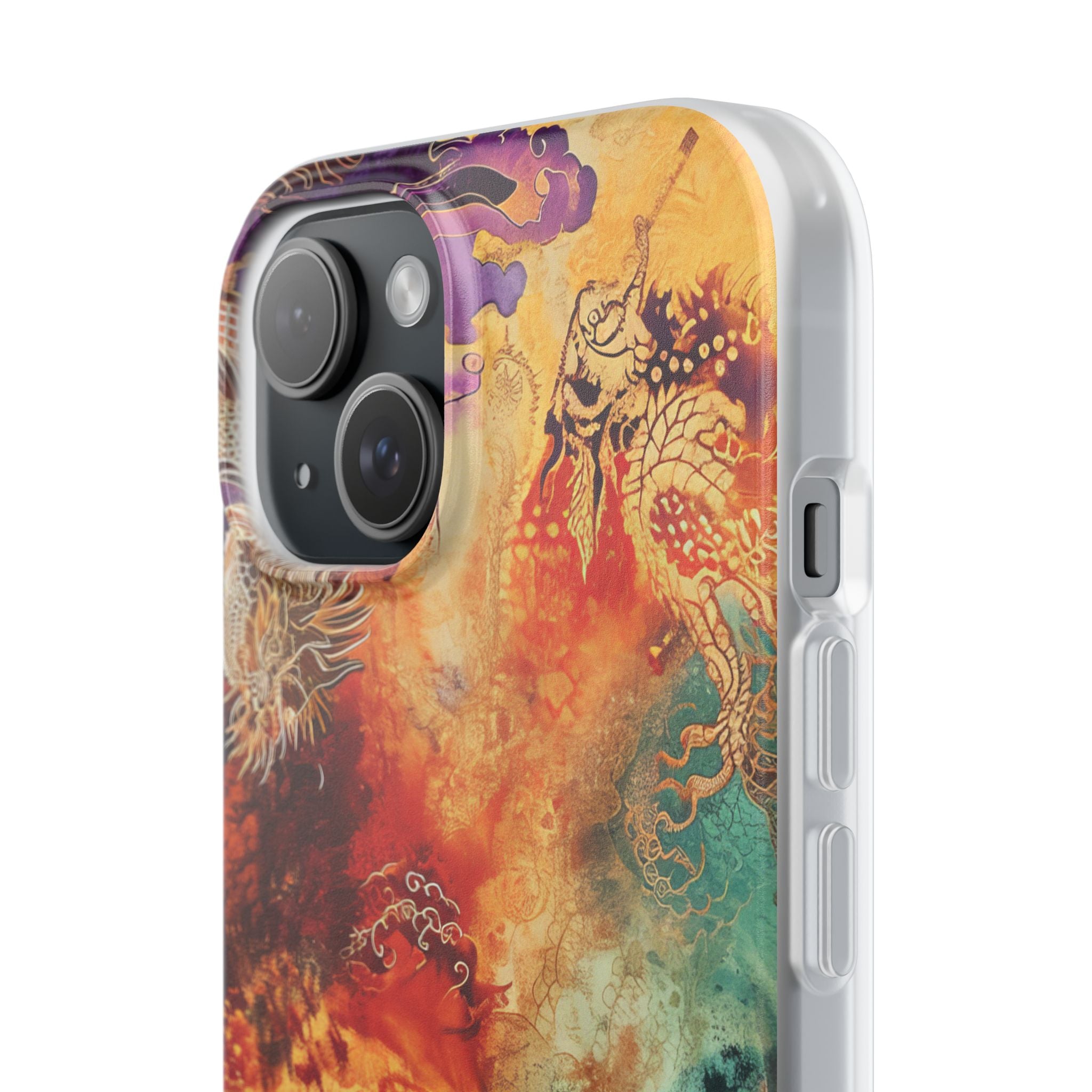 Dragon Ember iPhone 15 Case - Soft