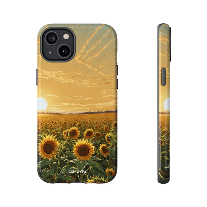 Sunflowers Embrace Light - iPhone Case