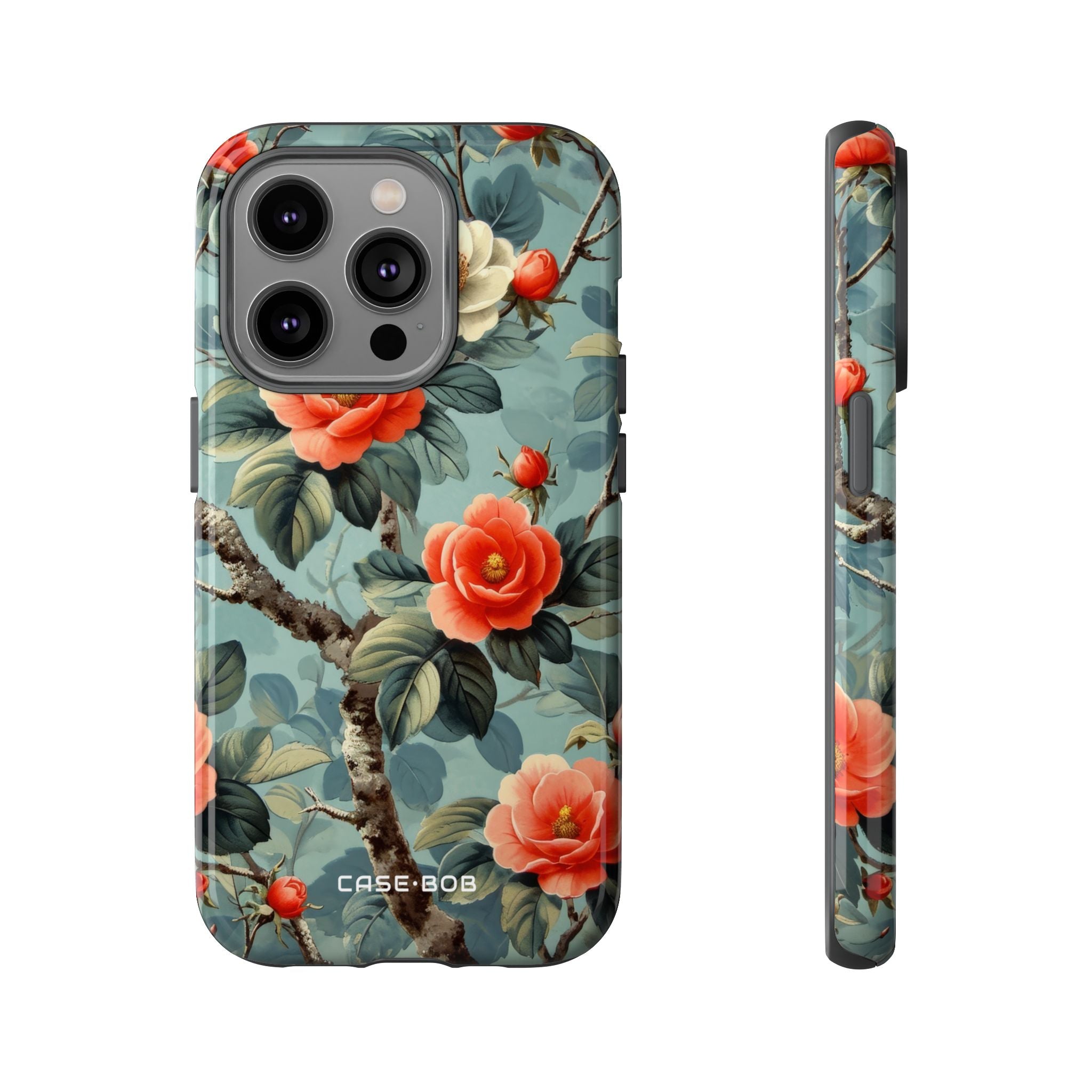 Coral Bloom iPhone 14 Pro Case - Tough