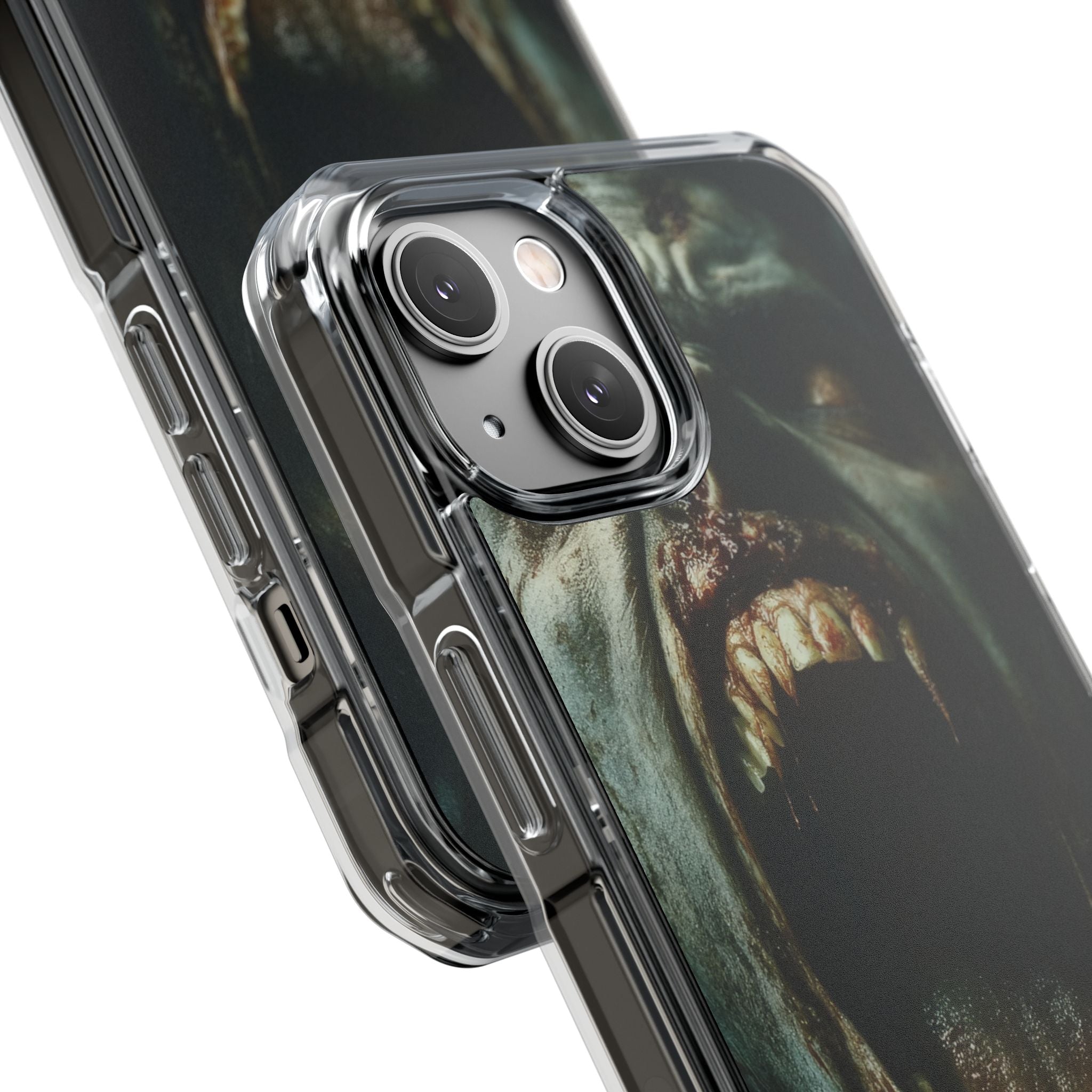 Gothic Wail of Decay iPhone 14 - Clear Impact Phone Case