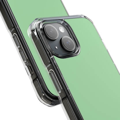 Celadon Green - Clear Impact Case for iPhone