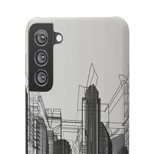 Urban Wireframe | Slim Phone Case for Samsung