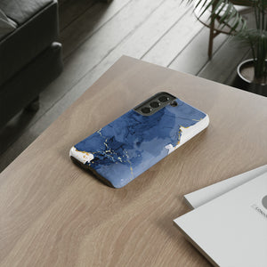 Timeless Blue Watercolor - Protective Phone Case