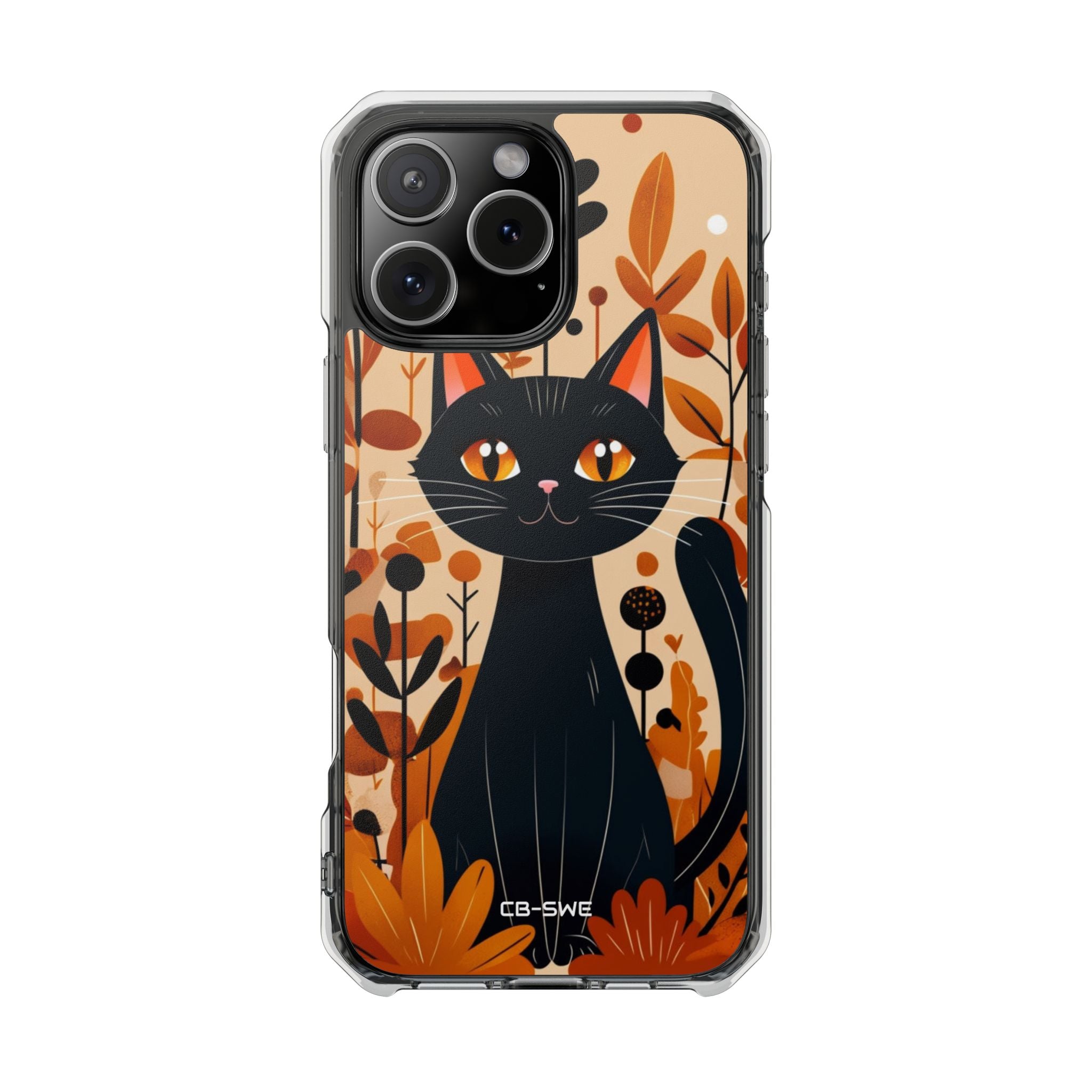 Autumnal Cat Whimsy iPhone Case - Impact
