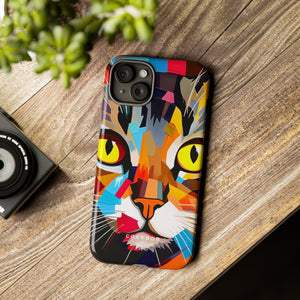 Abstract Kitty Palette - Protective Phone Case