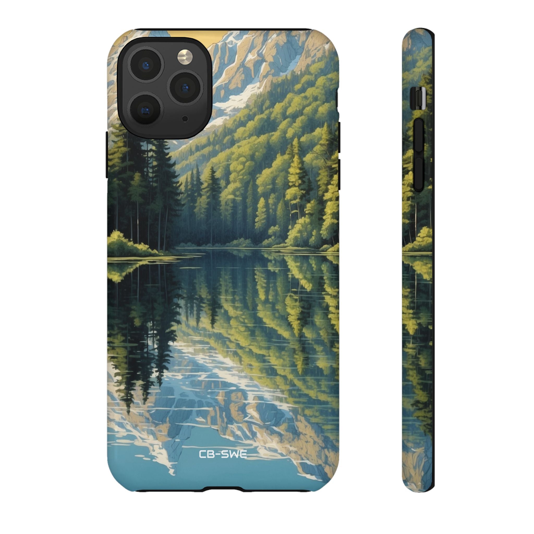 Mountain Peaks Reflect - iPhone Case