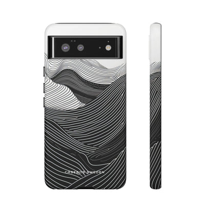 Undulating Horizon Waves Google Pixel 6 - Tough Phone Case