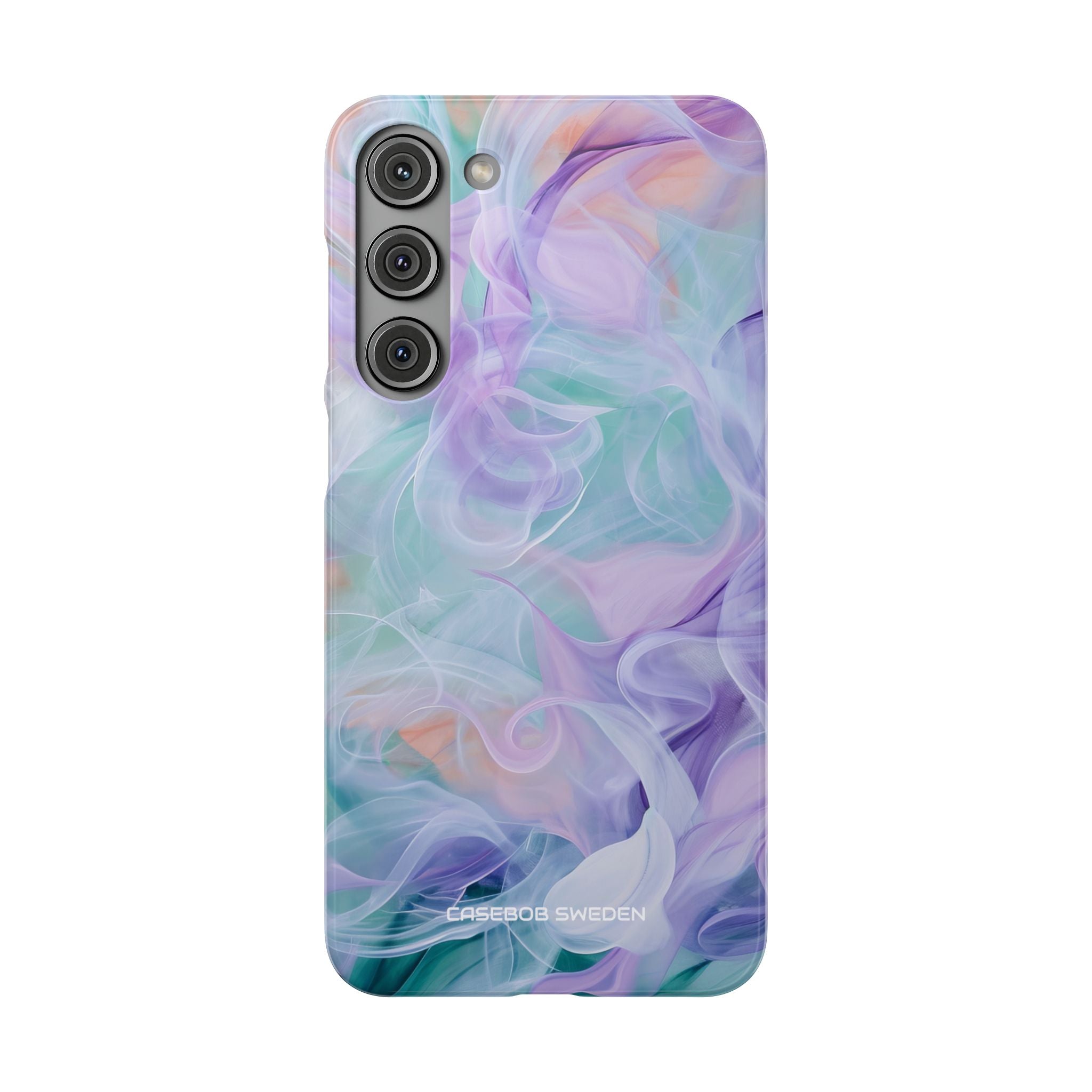 Purple Peach Whirl - Slim Samsung S23 Phone Case