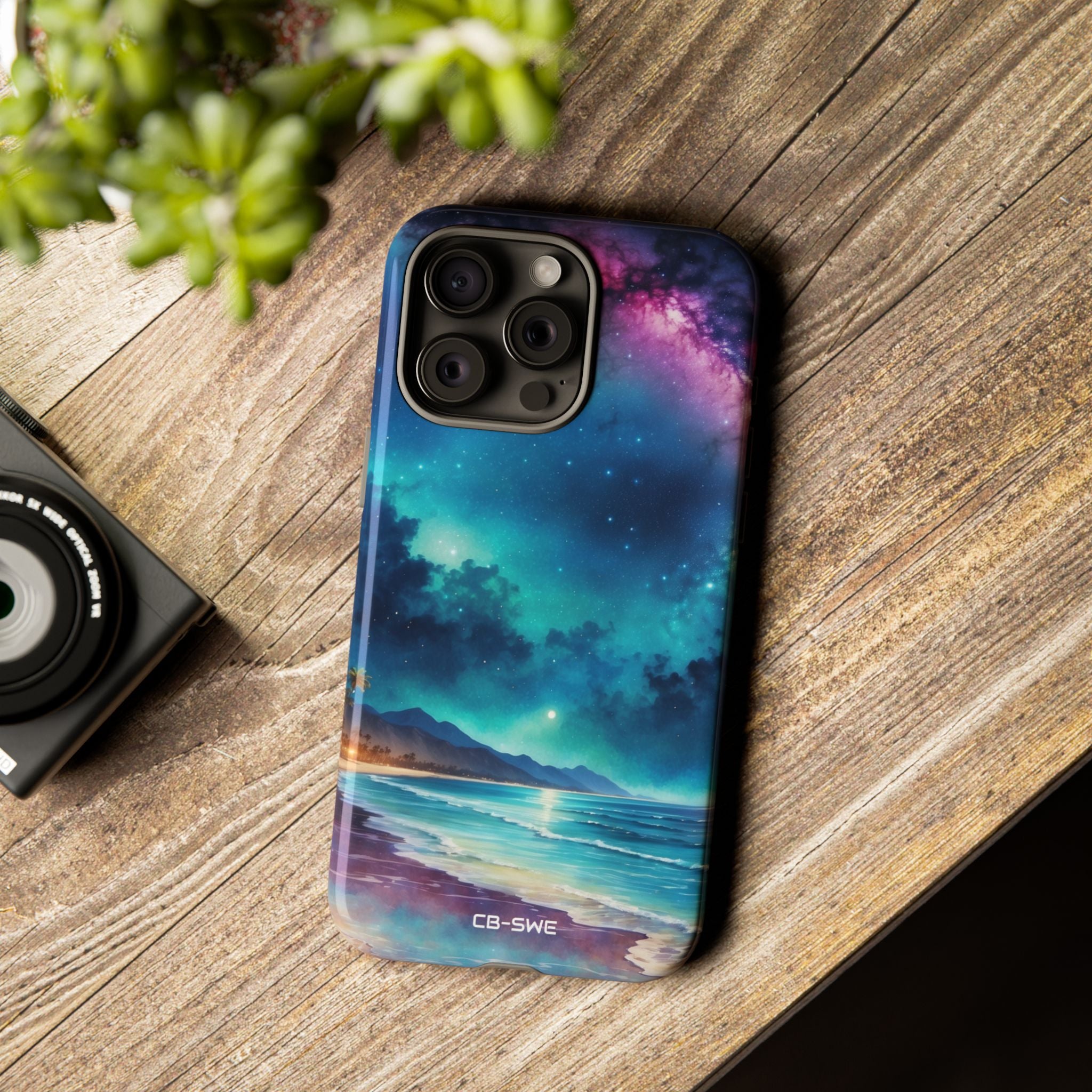 Waves Embrace Stars - iPhone Case