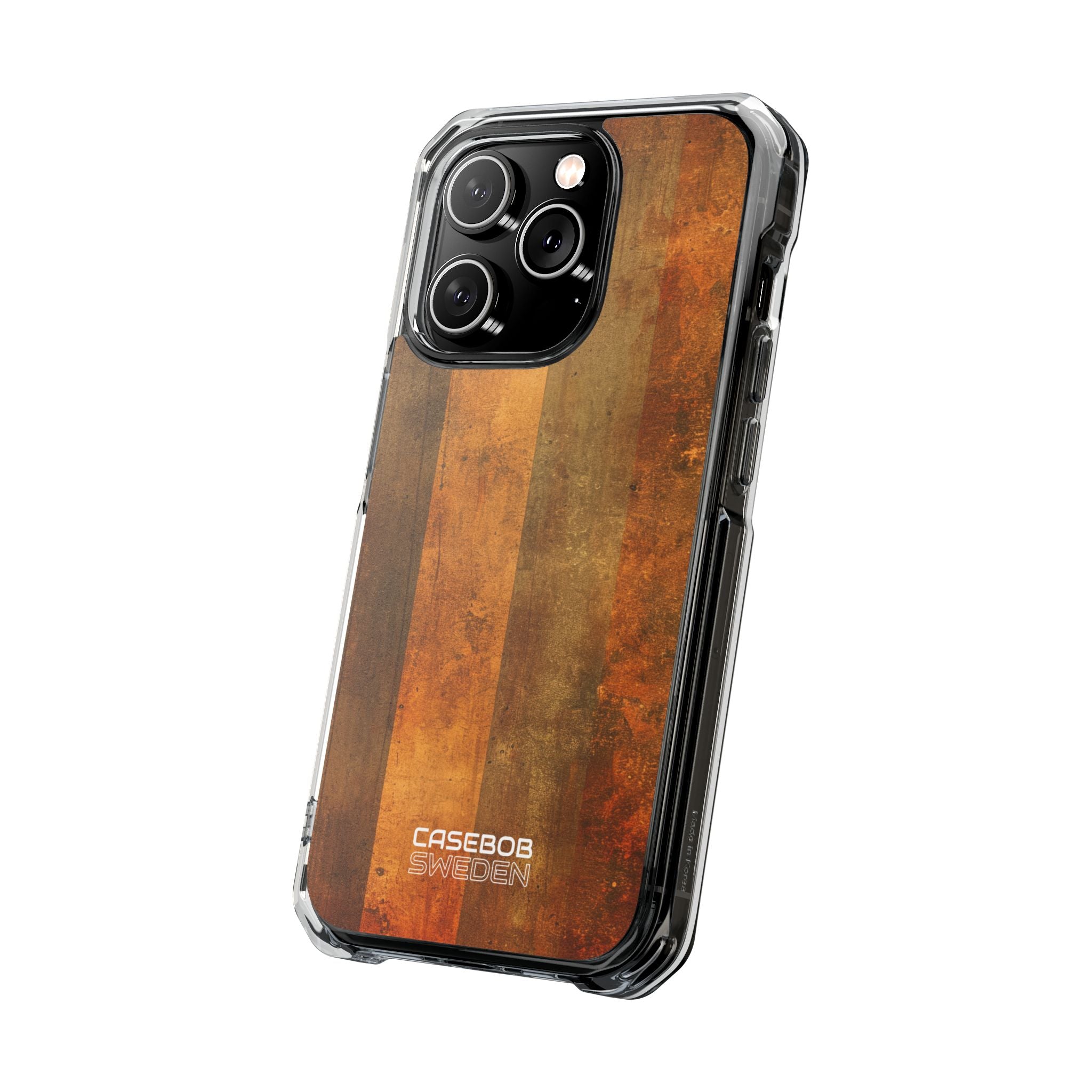 Rustic Striped Texture iPhone 14 - Impact Clear+
