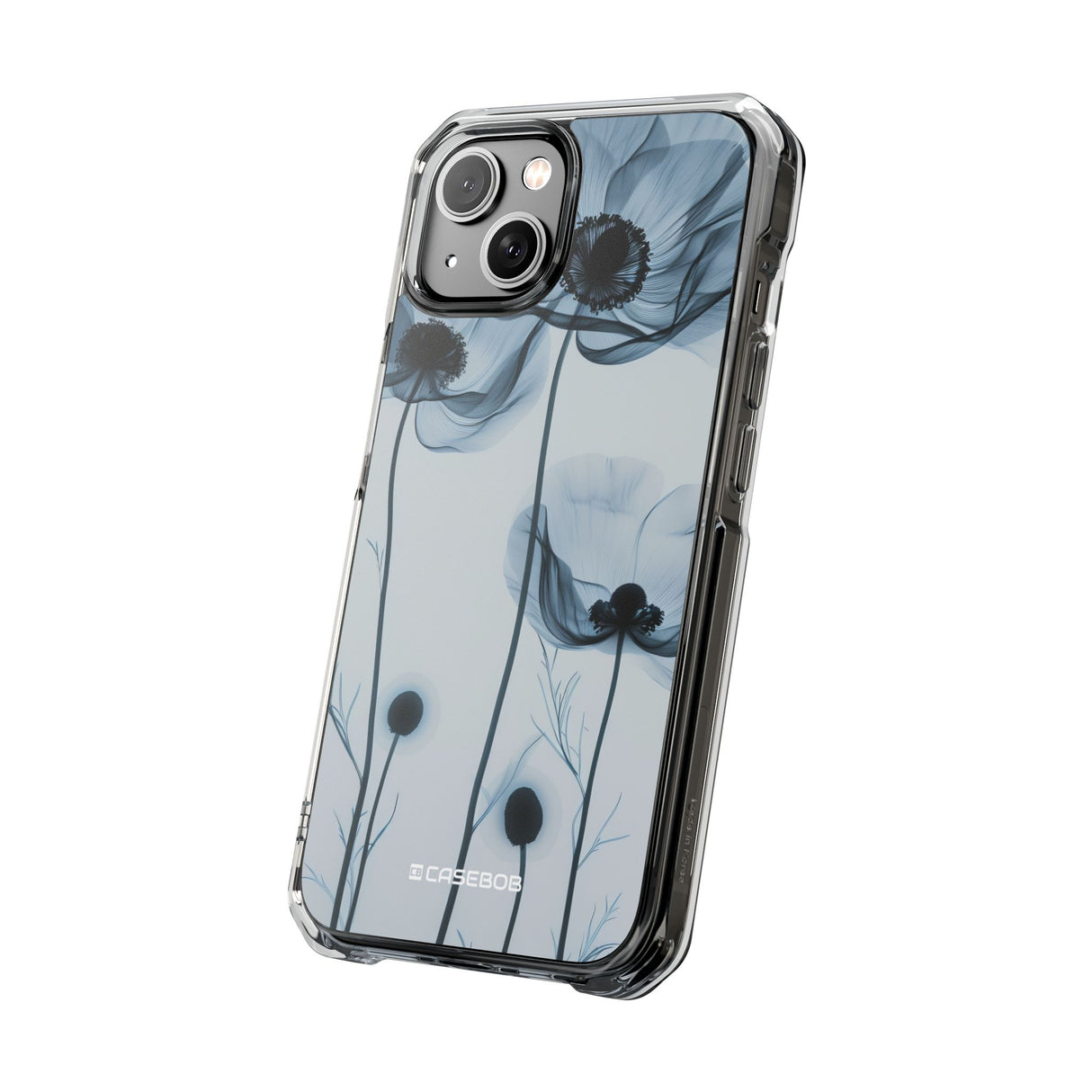 Tranquil Poppy Bloom - Phone Case for iPhone (Clear Impact - Magnetic)