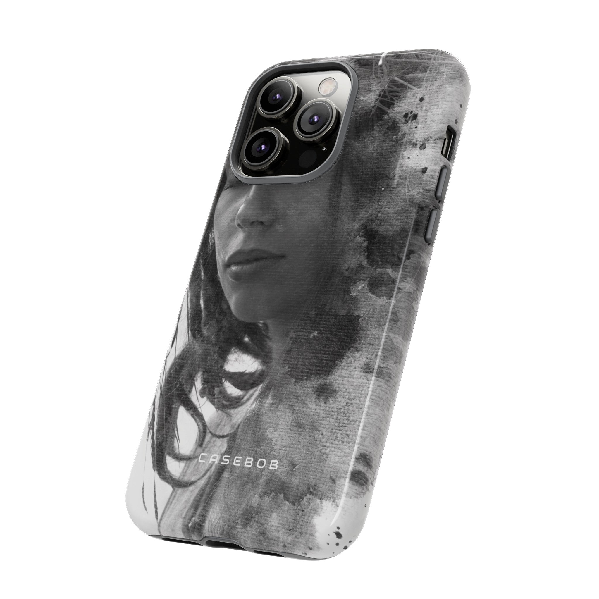 Portrait Lady Phone Case - Protective Phone Case