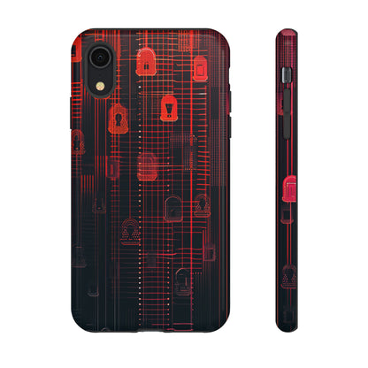 Encryption Aura: Security Gradient - Protective Phone Case