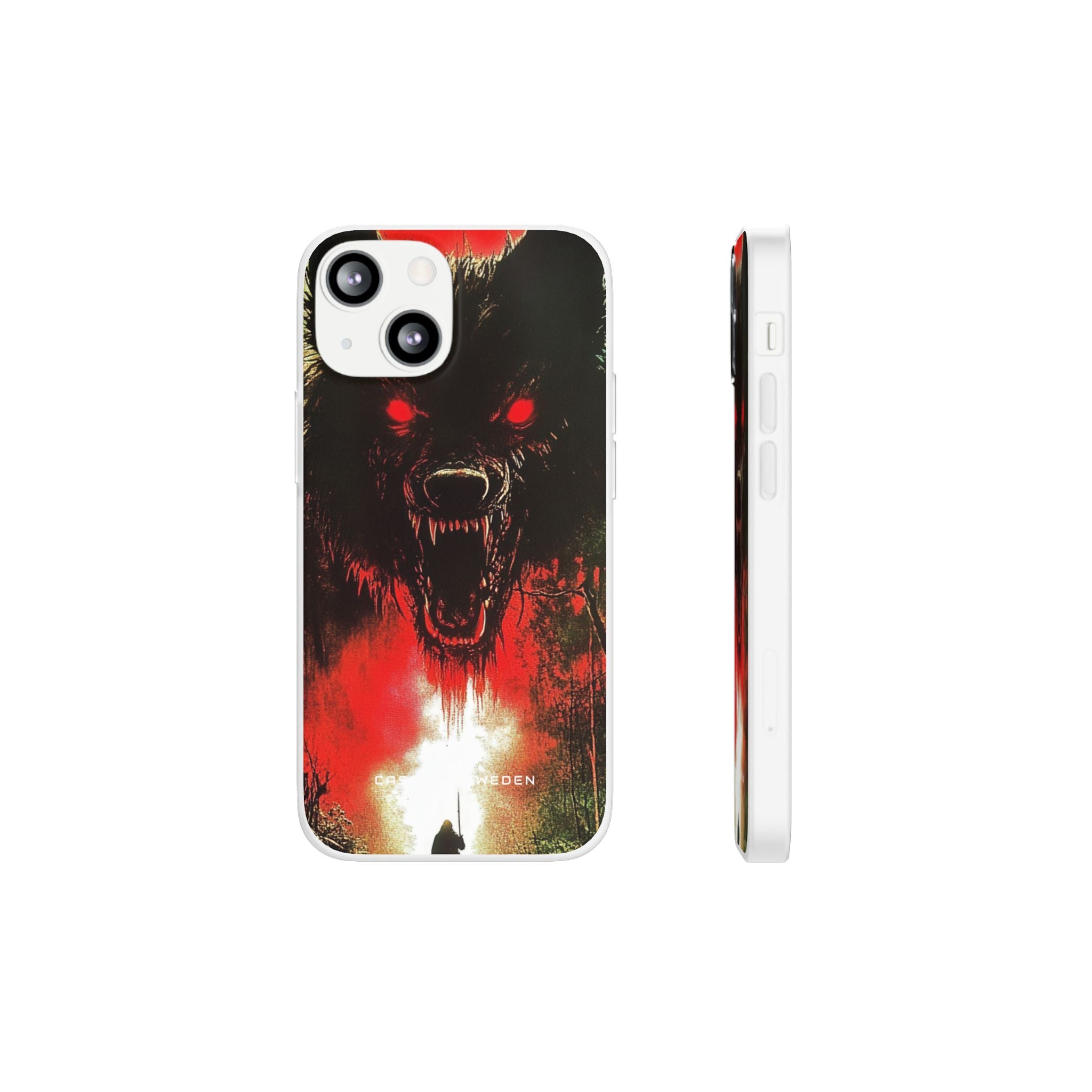 Bloodmoon Wolf's Lament iPhone 13 - Flexi Phone Case