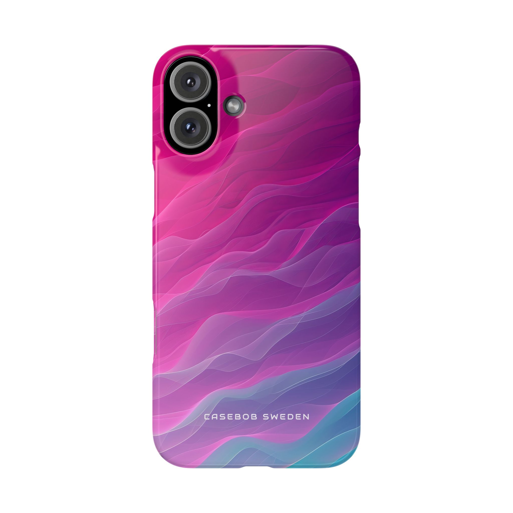 Gradient Oceanflow Waves iPhone 16 - Slim Phone Case