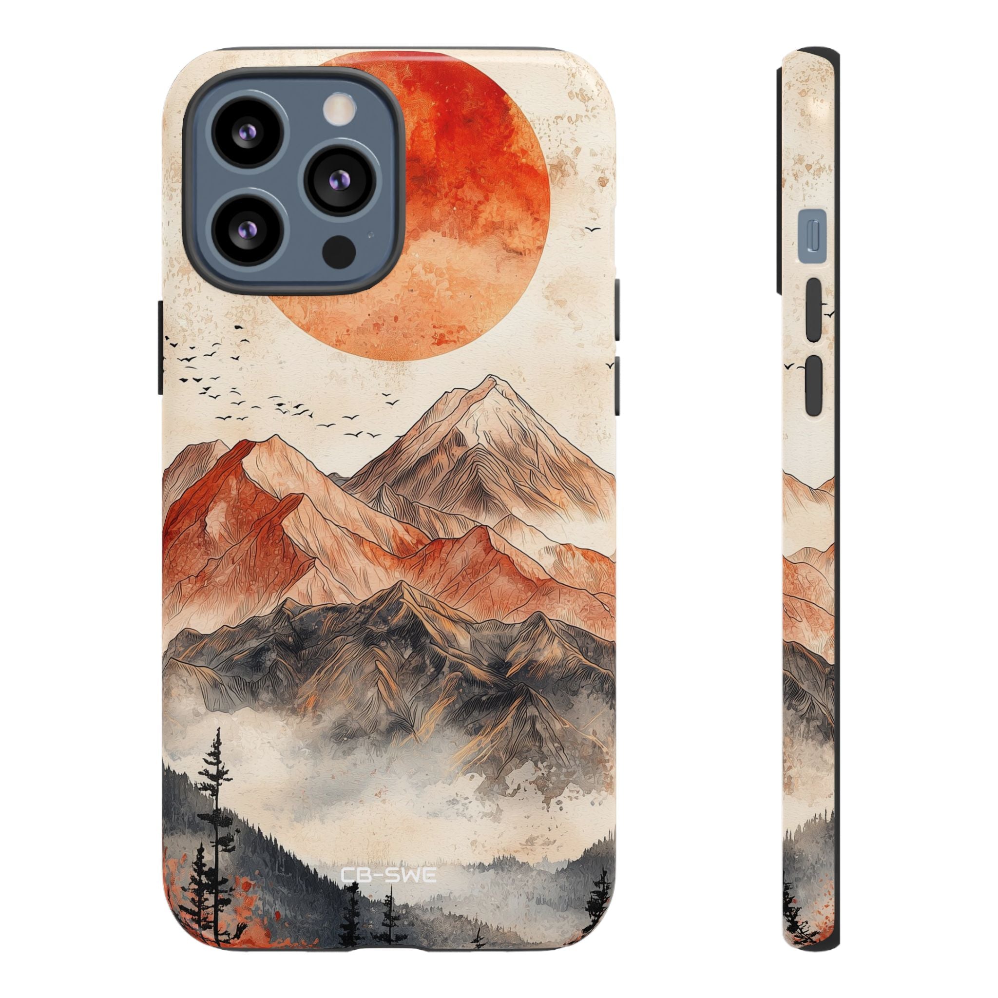 Mountains Greet Sun - iPhone Case