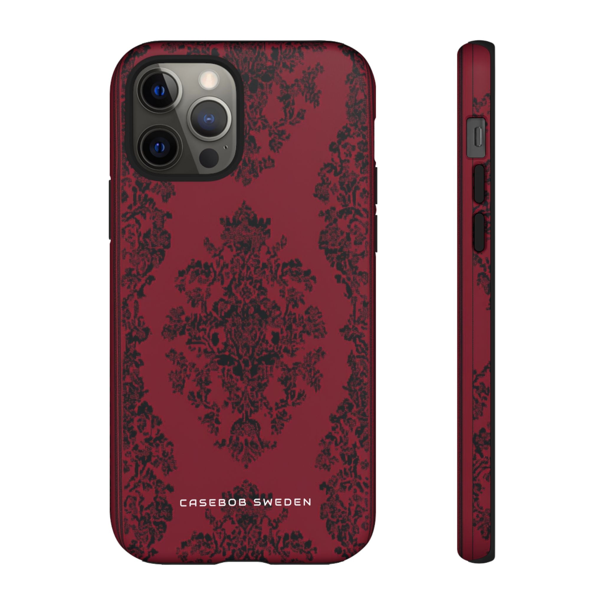 Gothic Crimson Elegance iPhone 12 - Tough Phone Case