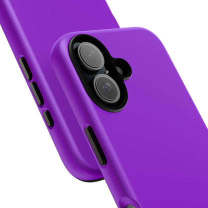 Dunkelviolettes iPhone 16 - Robuste Handyhülle